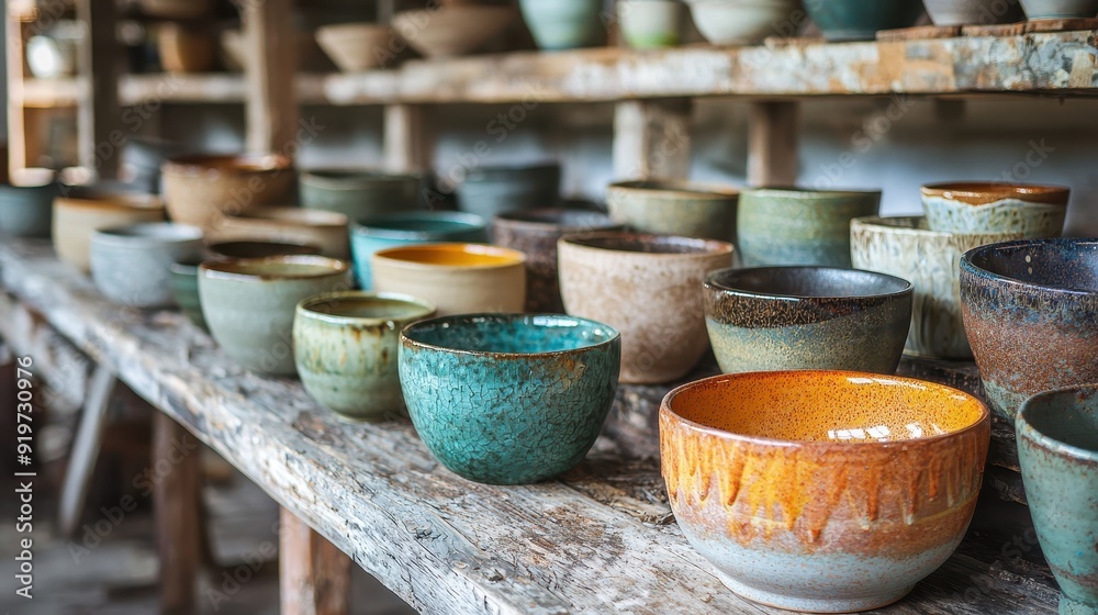 Crafted pottery Crafted pottery