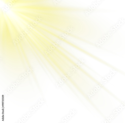 Sun rays, glow Star, light glowing effect, transparent background Sun rays, sparkle design element, bright flash, special lens flare light effect, sun rays