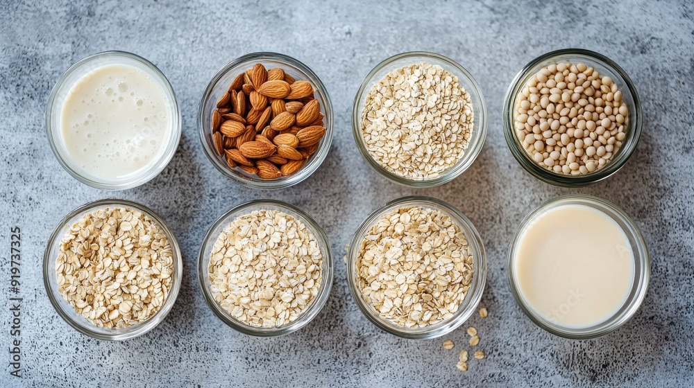 Plant-Based Milk Oats, Soy, Hemp, and Rice Plant-Based Milk Oats, Soy, Hemp, and Rice