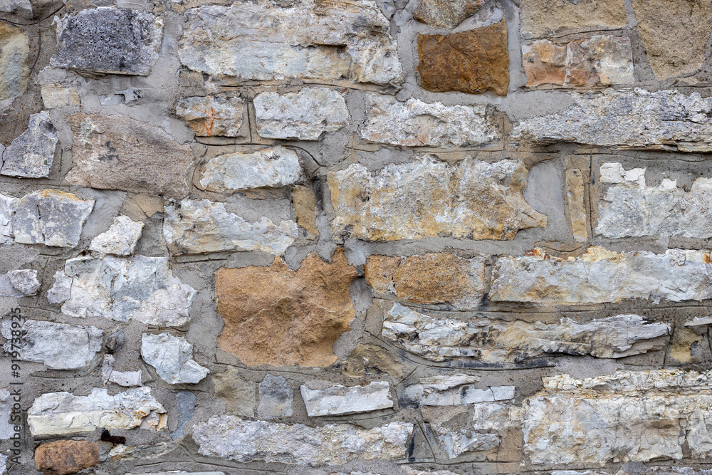 Background of stone wall texture photo