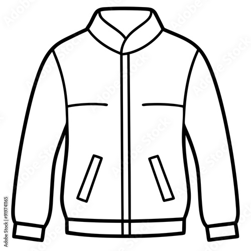 Jacket Vector Illustration | SVG & Cut Files for Cricut & Silhouette | Vector Clipart & Graphic Elements