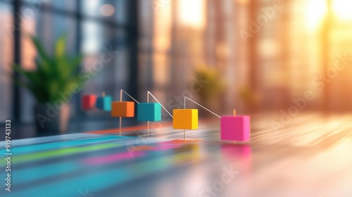 Wallpaper Mural A close up shot of a detailed Gantt chart on a large monitor, highlighting key milestones, task dependencies, and deadlines for a complex project. Torontodigital.ca