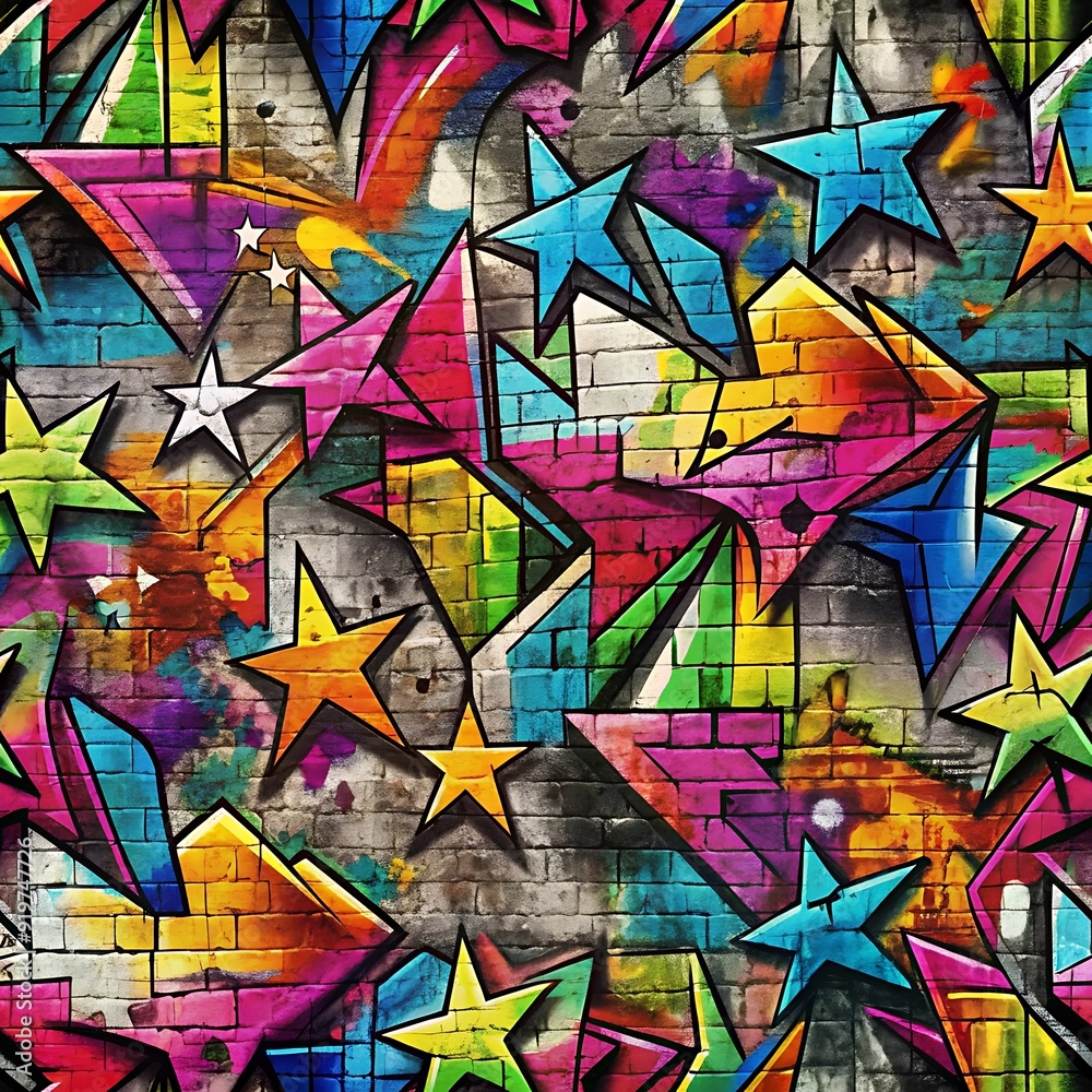 grunge colored graffiti seamless pattern (raster version)
grunge colored graffiti seamless pattern (raster version)