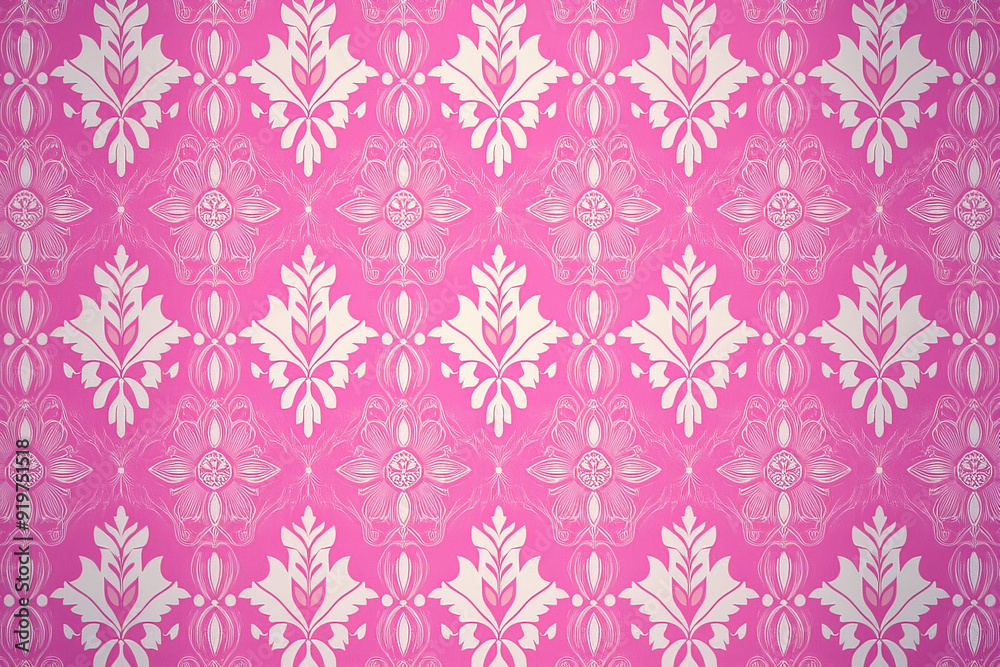 Pink Vector Pattern Design. Generative AI Pink Vector Pattern Design. Generative AI