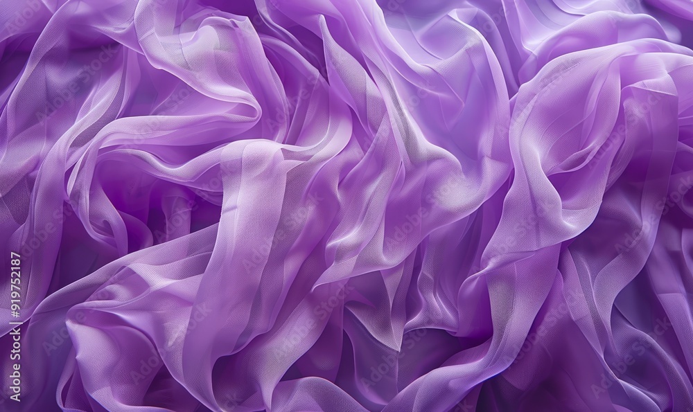 Obraz premium Floating lilac fabric