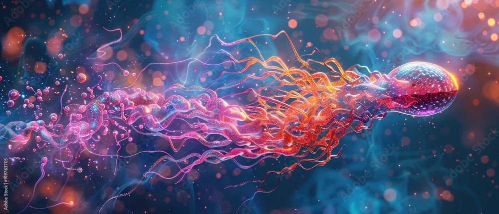 Abstract swirling, colorful, glowing, energy blast. Abstract swirling, colorful, glowing, energy blast.