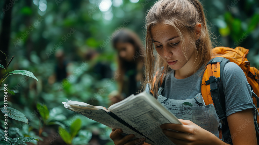 A university research project on the impact of deforestation on biodiversity, with students conducting fieldwork and analyzing data A university research project on the impact of deforestation on biodiversity, with students conducting fieldwork and analyzing data