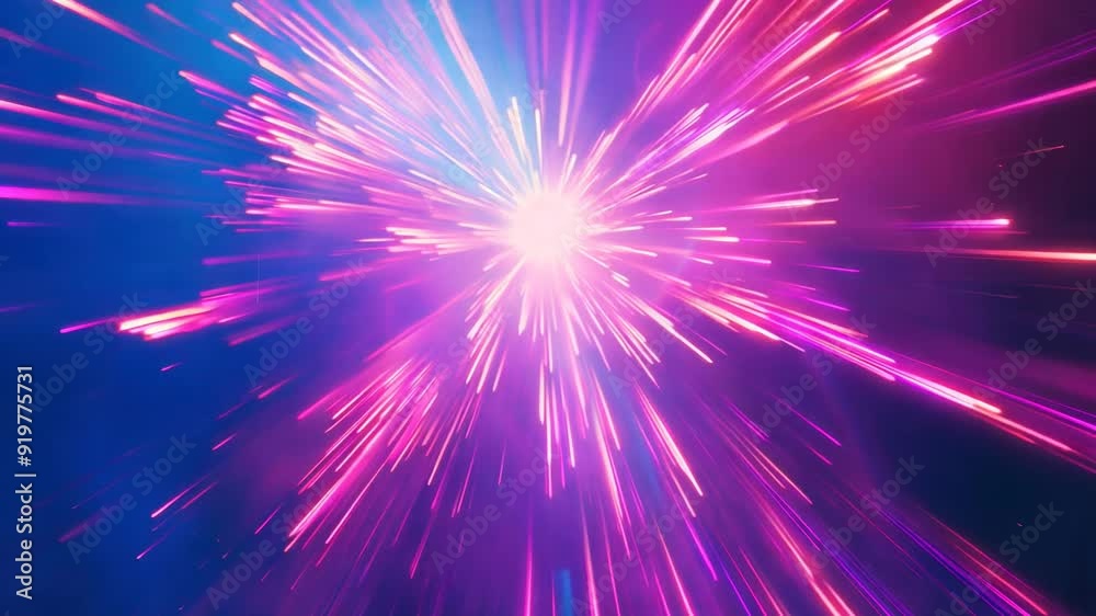 Dynamic burst of stars with vibrant purple and pink hues against a dark backdrop. Dynamic burst of stars with vibrant purple and pink hues against a dark backdrop.