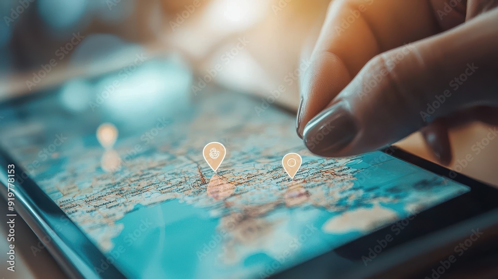 Fototapeta premium Global product search results on an e-commerce platform