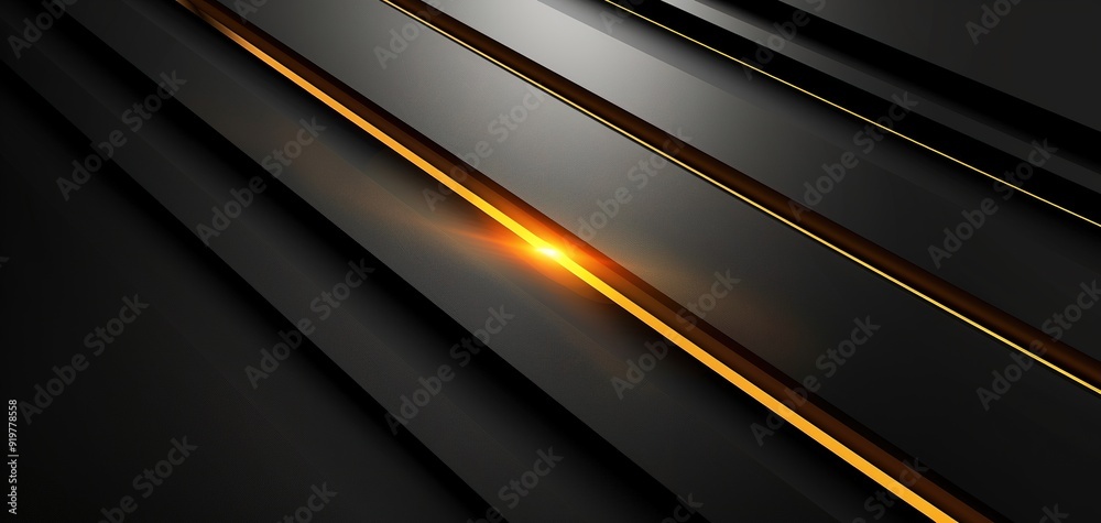 Abstract geometric background with black and gold stripes. Abstract geometric background with black and gold stripes.