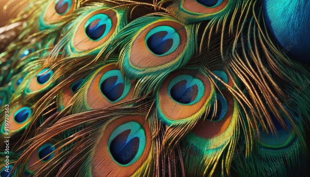 Obraz premium Peacock feathers