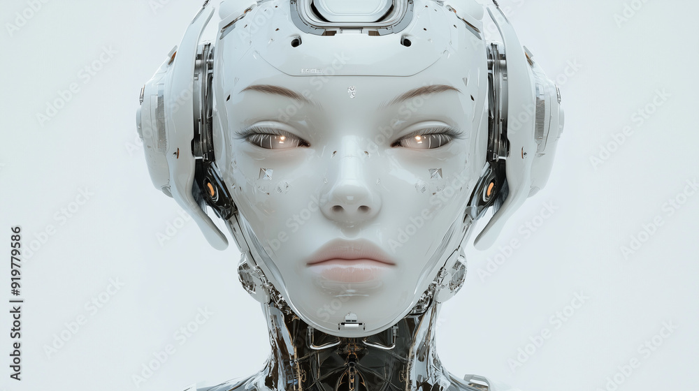 _Female_robot_face