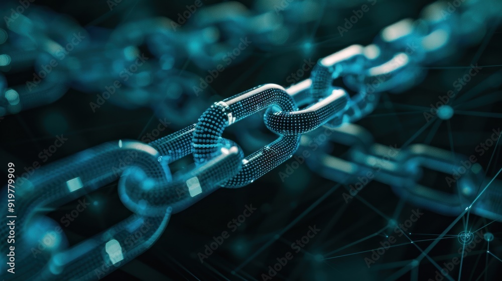 Digital Chain Network - Conceptual Representation Digital Chain Network - Conceptual Representation