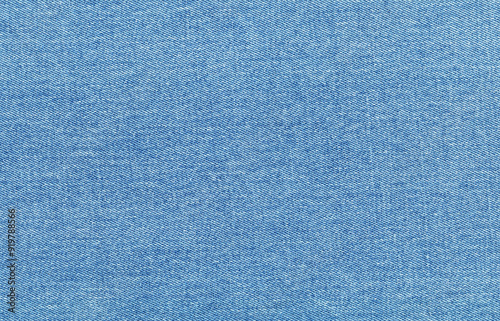 Close-Up of Classic Blue Denim Fabric Texture. High resolution