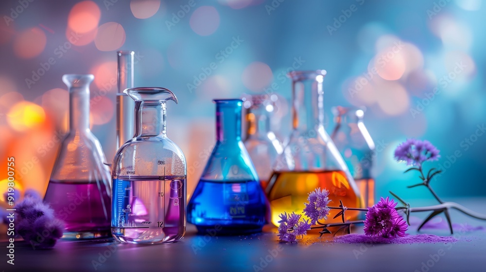a group of glass bottles filled with different colored liquids a group of glass bottles filled with different colored liquids