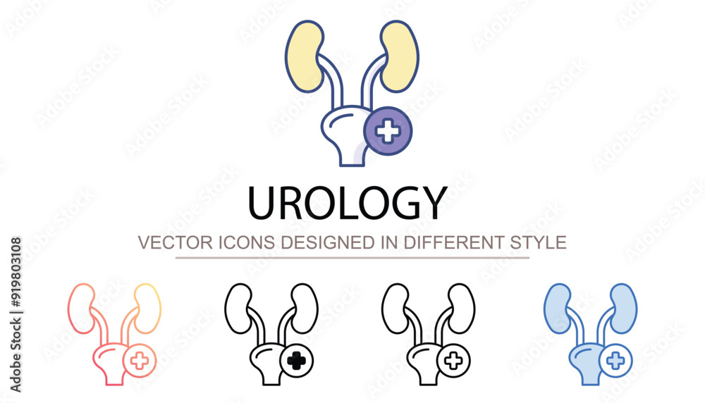 Urology icon design with white background stock illustration Urology icon design with white background stock illustration