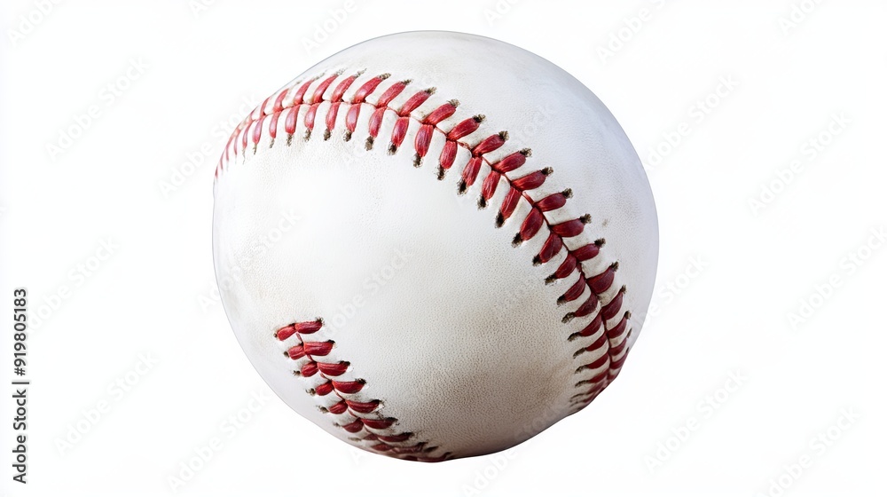 High-Quality Baseball Close-Up High-Quality Baseball Close-Up