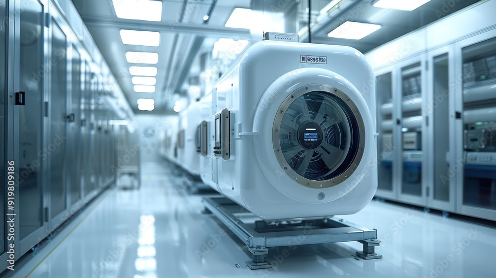 Industrial Fan Unit in a Clean Room Environment Industrial Fan Unit in a Clean Room Environment