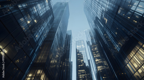 Wallpaper Mural Emerging cityscape Modern architecture and urban skyscrapers Torontodigital.ca