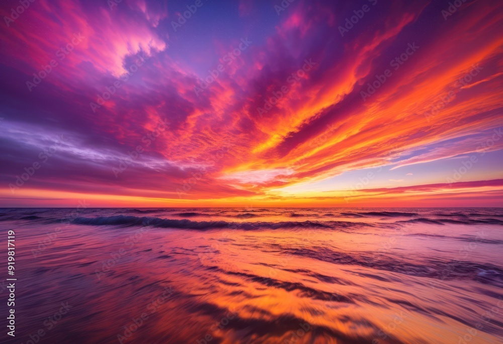 breathtaking sunsets casting vibrant hues over calm ocean waves reflective surfaces serene skies, colors, sky, horizon, clouds, reflection, beauty, nature breathtaking sunsets casting vibrant hues over calm ocean waves reflective surfaces serene skies, colors, sky, horizon, clouds, reflection, beauty, nature