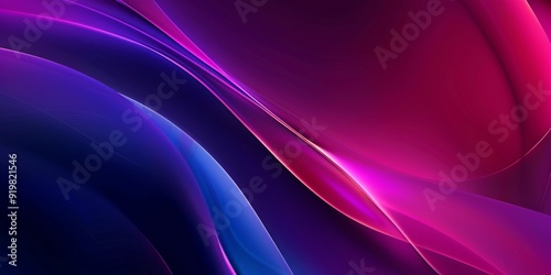 Wallpaper Mural An eyecatching and captivating abstract image that showcases flowing waves of vivid purple and pink hues beautifully Torontodigital.ca