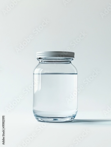 Water Filled Glass Jar