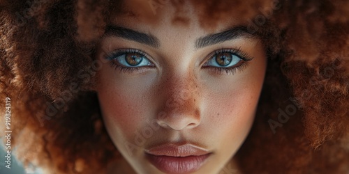 Woman with red hair
