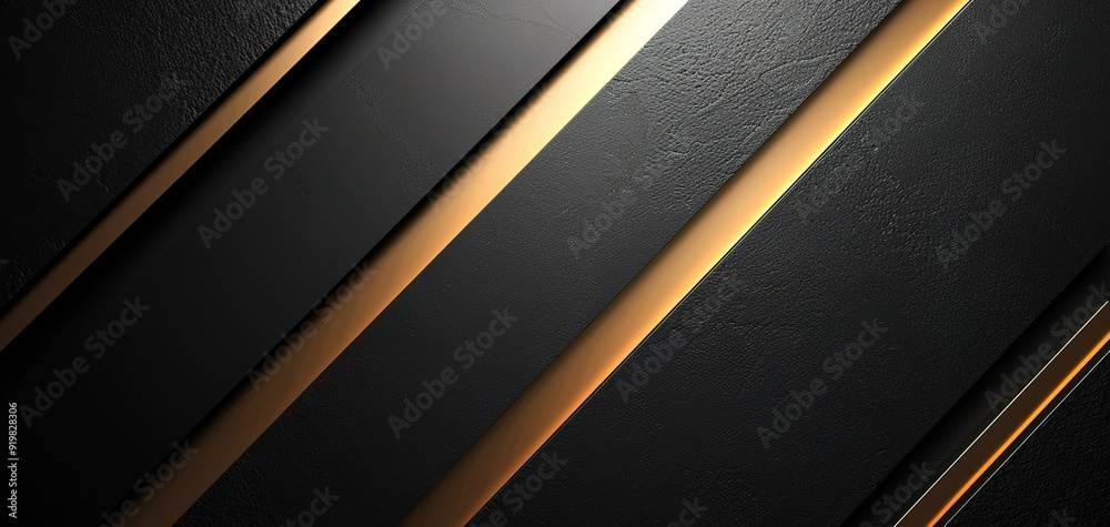 Abstract black and gold geometric background with diagonal lines. Abstract black and gold geometric background with diagonal lines.