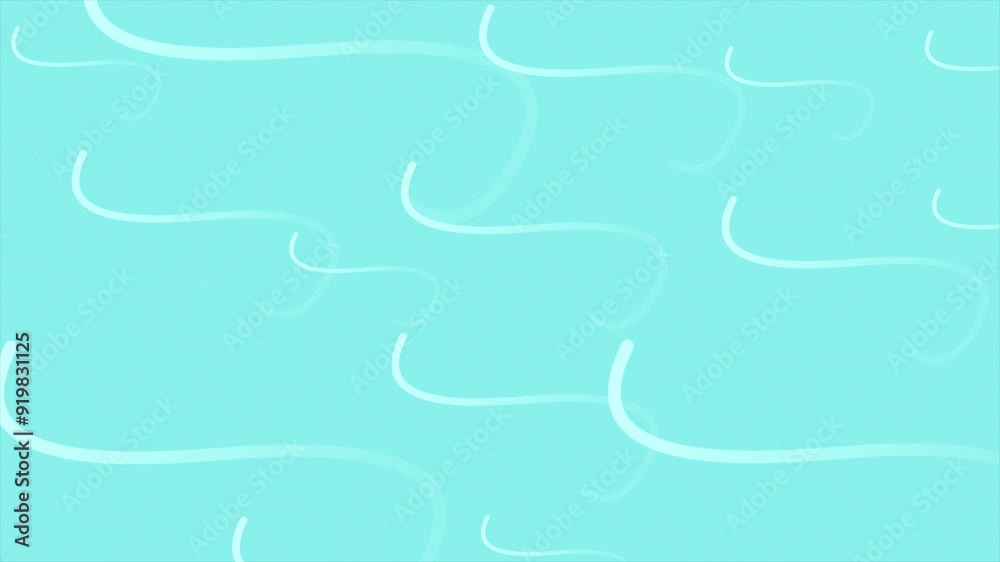 Cyan color abstract design complex pattern geometrical loop able background