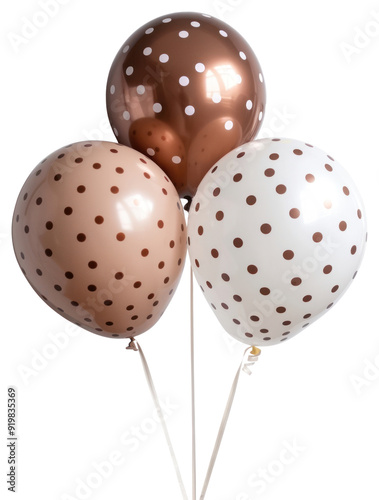 PNG Polka dot party balloons