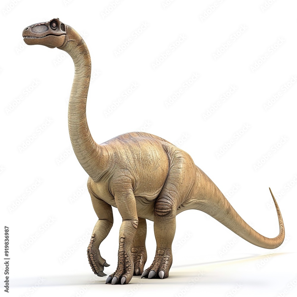 Obraz premium Argentinosaurus 3D fantasy animal cartoon isolated whitebackground