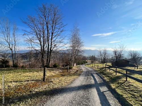 road in the countryside photo