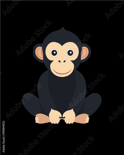 Animal vector art isolated on a transparent background.