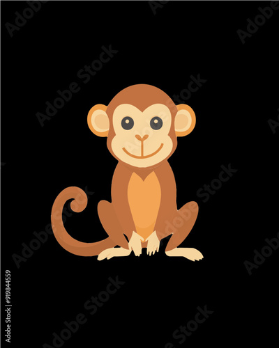 Animal vector art isolated on a transparent background.