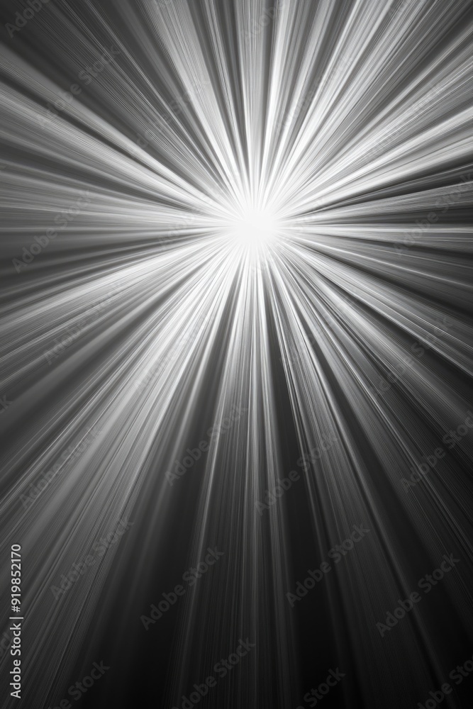 Sunburst in Black and White
