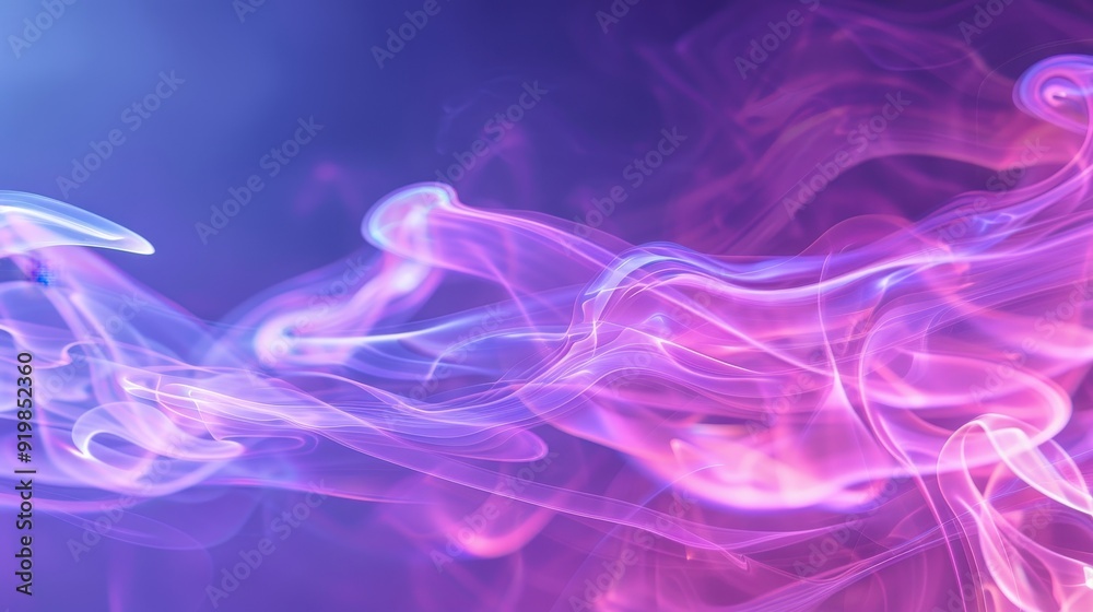 Fototapeta premium Abstract Purple Smoke Swirls