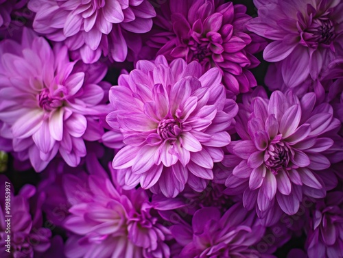 Purple flower cluster