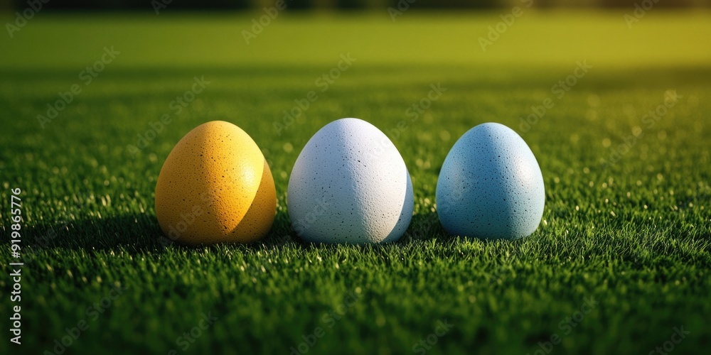 Eggs on Green Field Eggs on Green Field
