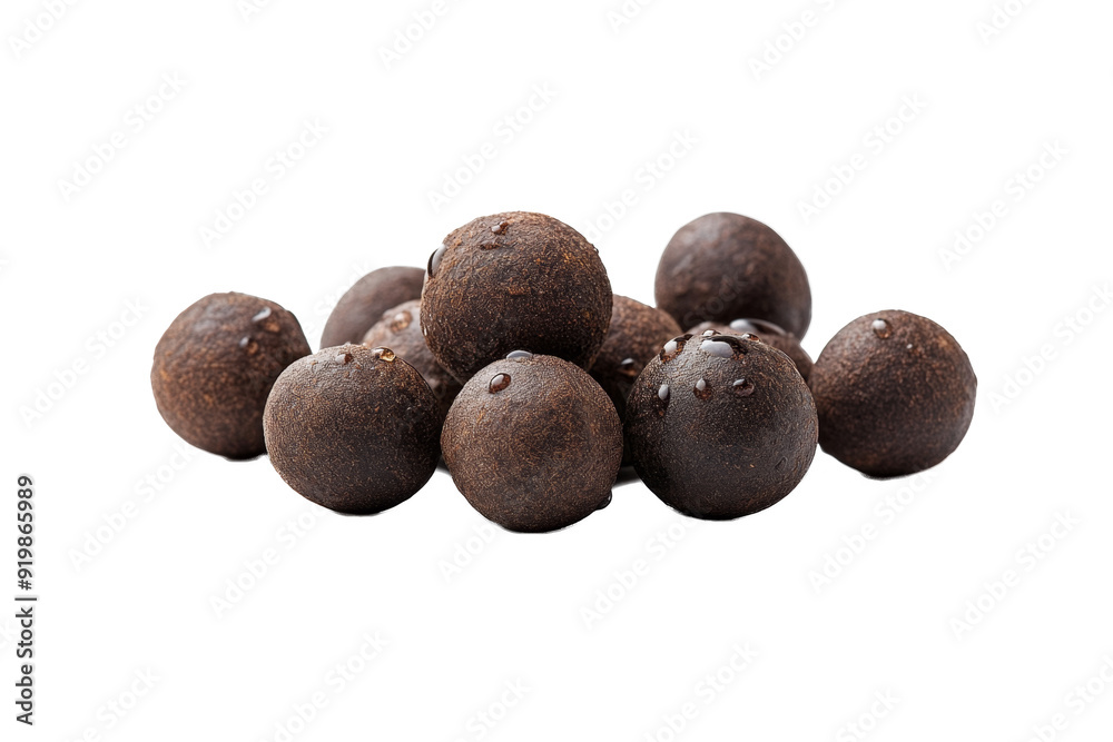a pile of chocolate covered separated from white and transparent background a pile of chocolate covered separated from white and transparent background