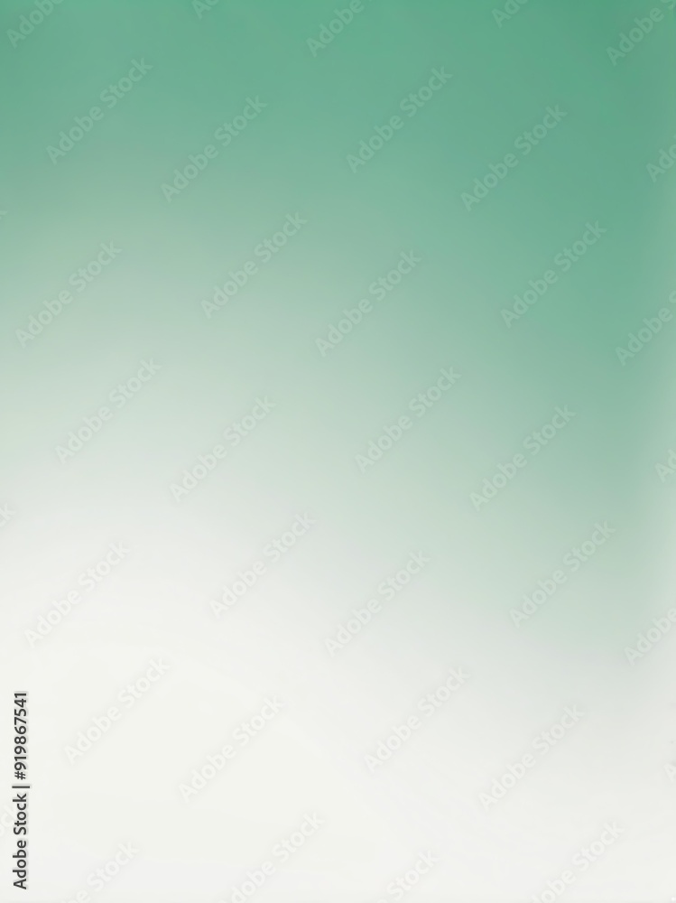 Fototapeta premium gradient green to white smooth grainy texture transiti background