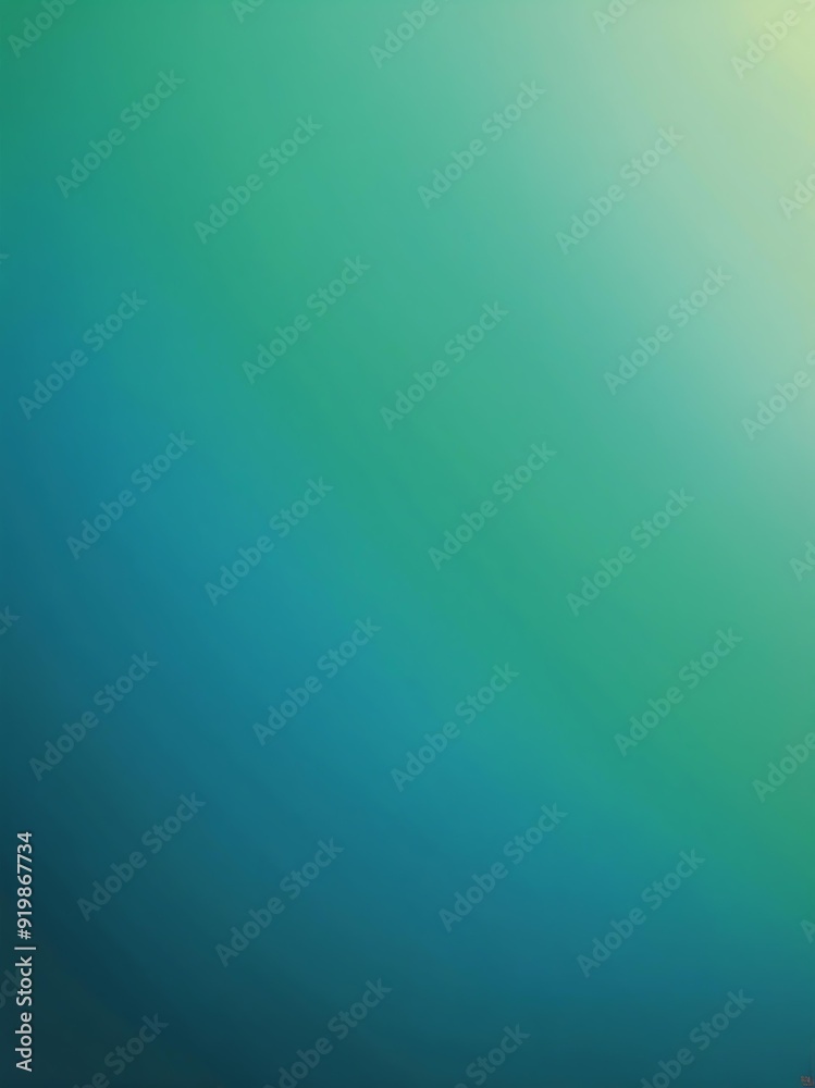 Fototapeta premium gradient green to blue smooth grainy texture transitio background