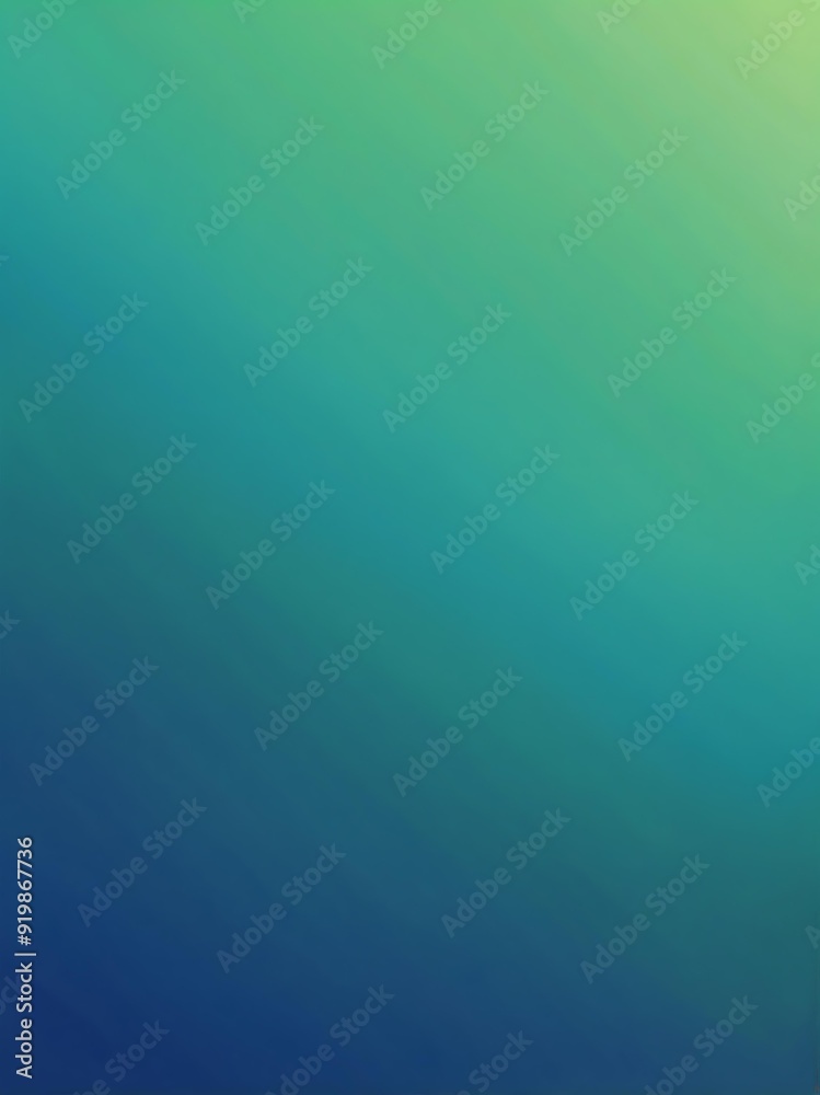 Obraz premium gradient green to blue smooth grainy texture transitio background