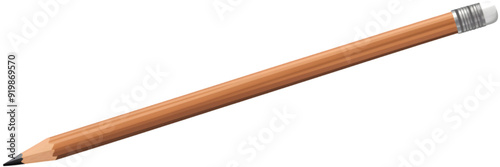 pencil isolated on white background photo