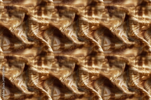 Earthy Shibori fabric texture with natural, organic shapes and warm lighting