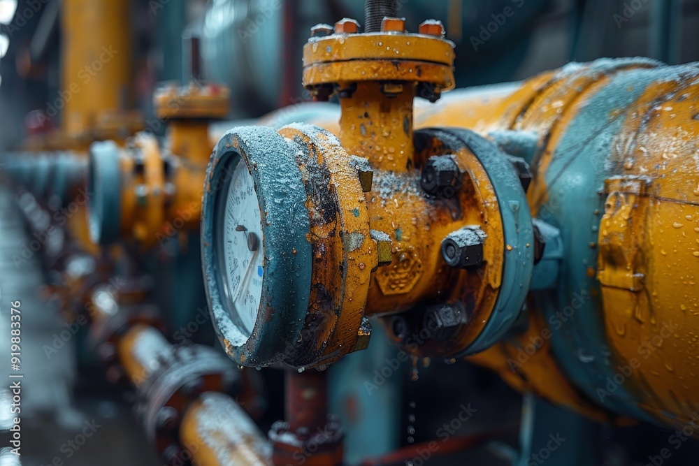Gas pumping station shutdown halts gas transmission, absence of pressure, hydraulic concept