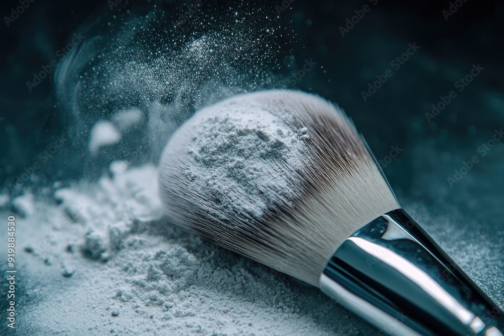 Powdered Makeup Brush