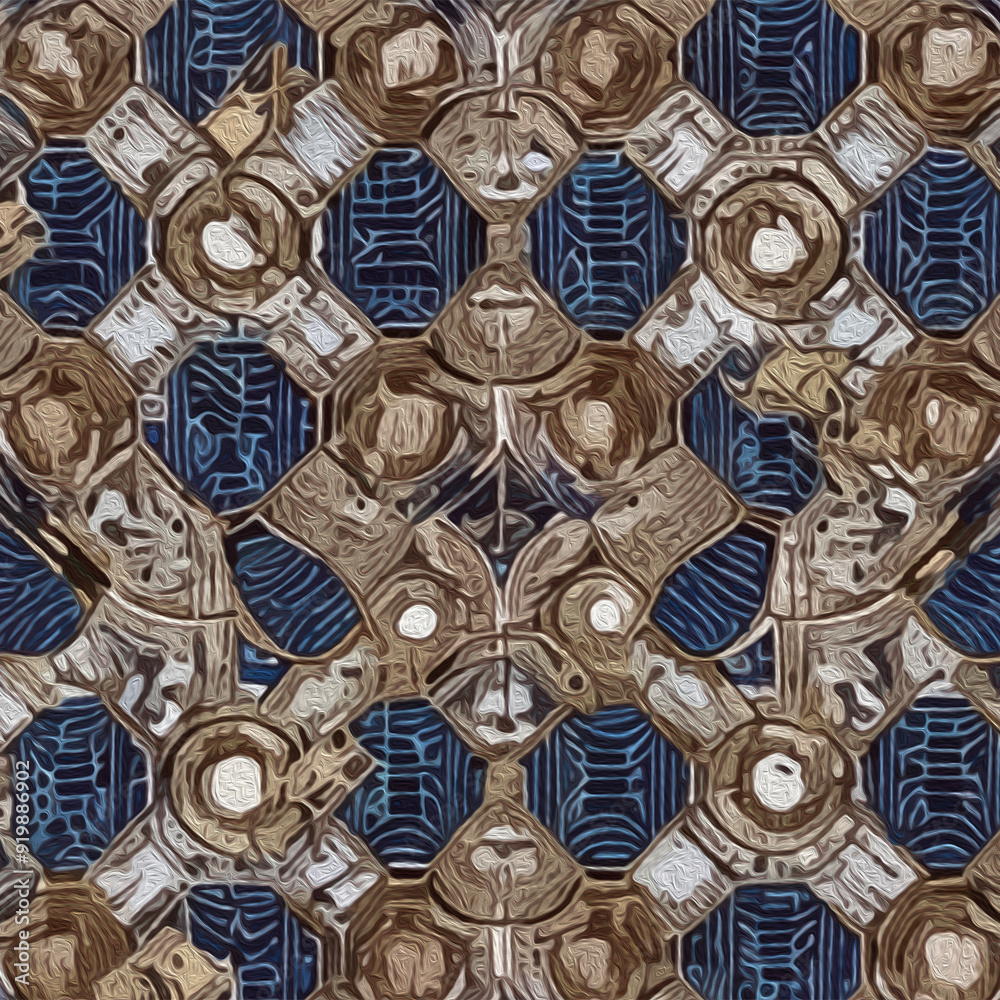 Fototapeta premium Oil painting. Abstract pattern for covers, for printing on wall decorations, leaflets.