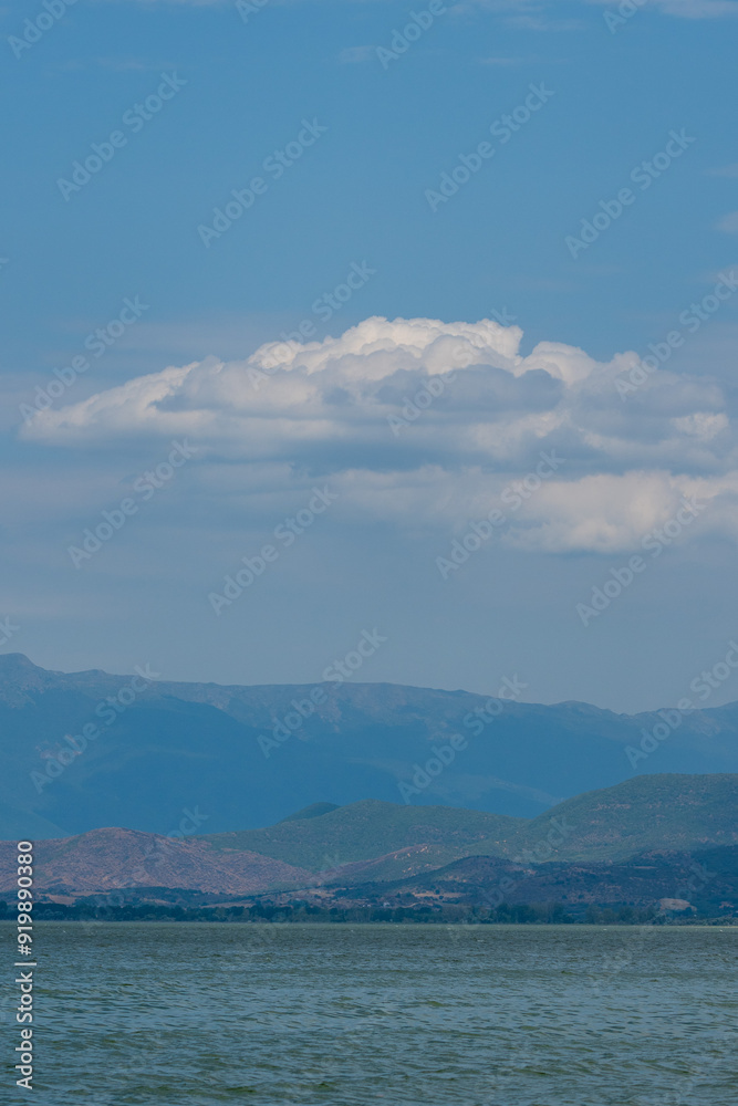 Layers of Nature: Clouds Over the Lake in a Beautiful Summer Landscape - Macedonia 2024 Layers of Nature: Clouds Over the Lake in a Beautiful Summer Landscape - Macedonia 2024