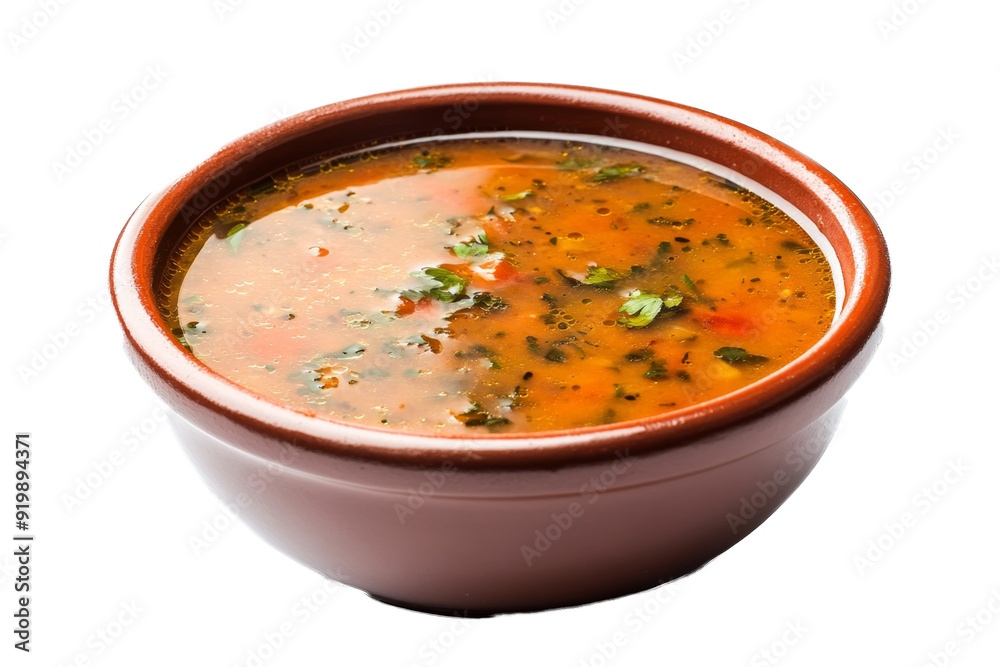 bowl soup a separated from white and transparent background bowl soup a separated from white and transparent background