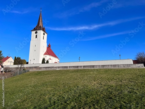 church of st. John the Baptist in the village of Palkovice photo